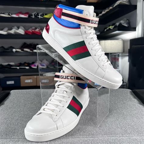 gucci ace high top white|Gucci ace shoes customer service.